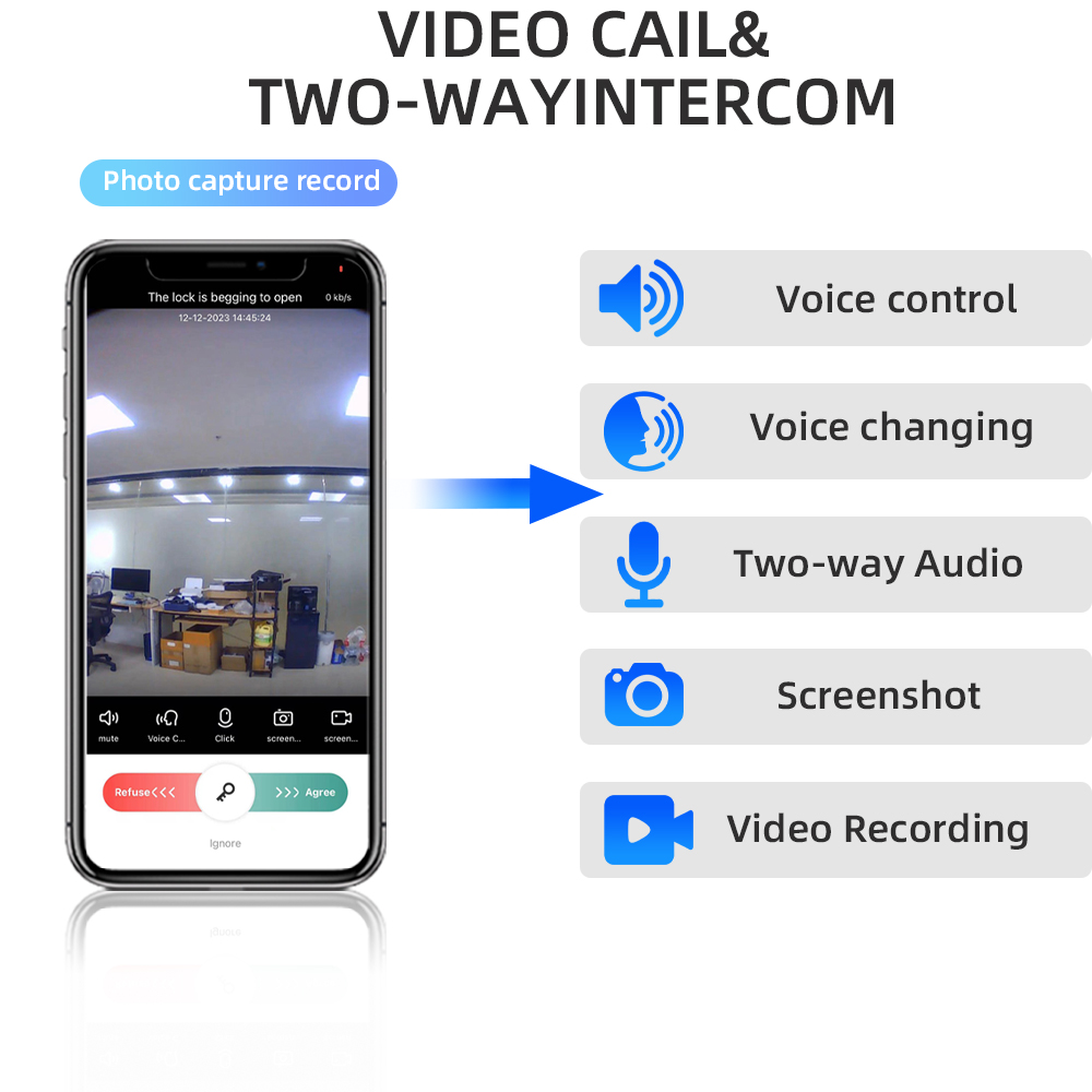 RAYKUBE DF14 Tuya WiFi 3D Face - Smart Home Door Lock ulasan dan harga