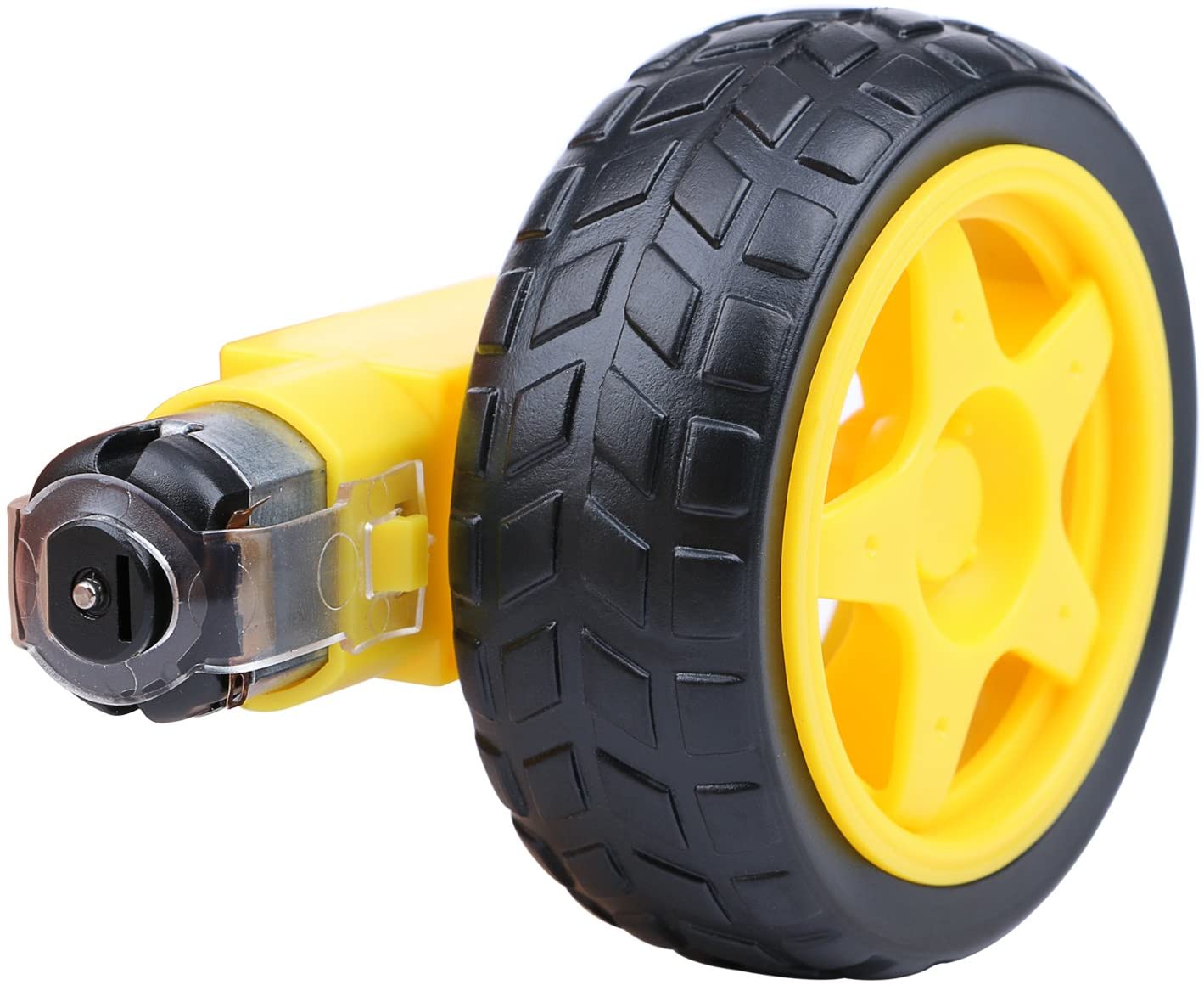 4Pcs DC Electric Motor + Plast - Smart Home Yellow ulasan dan harga