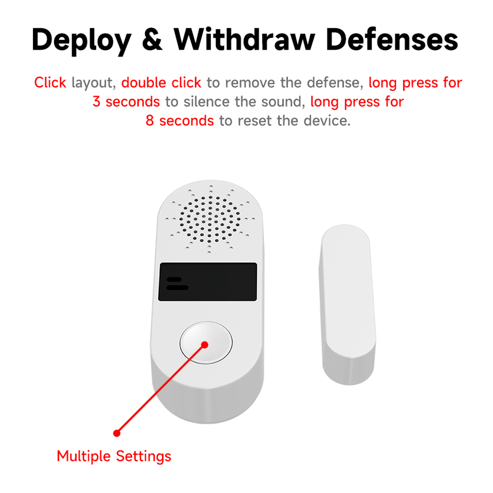 Tuya Zigbee Wireless Door Wind - Wireless Door Sensor ulasan dan harga