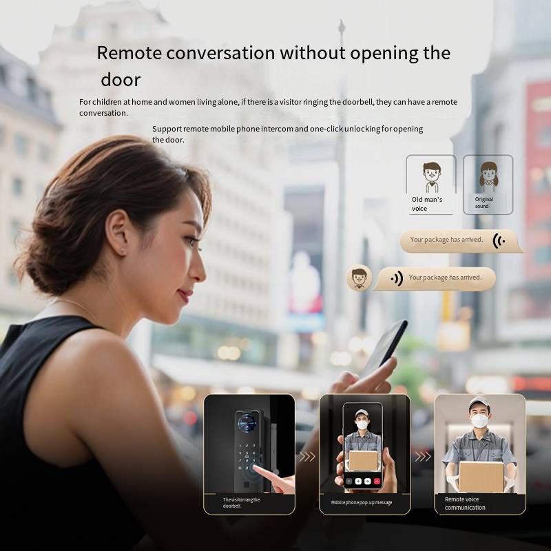 YN S11M Smart Home Digital Ele - Smart Home Door Lock ulasan dan harga