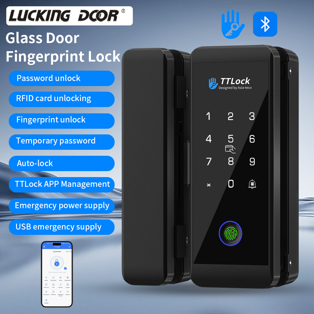 TTLOCK Smart Glass Lock Finger - Smart Home Door Lock ulasan dan harga
