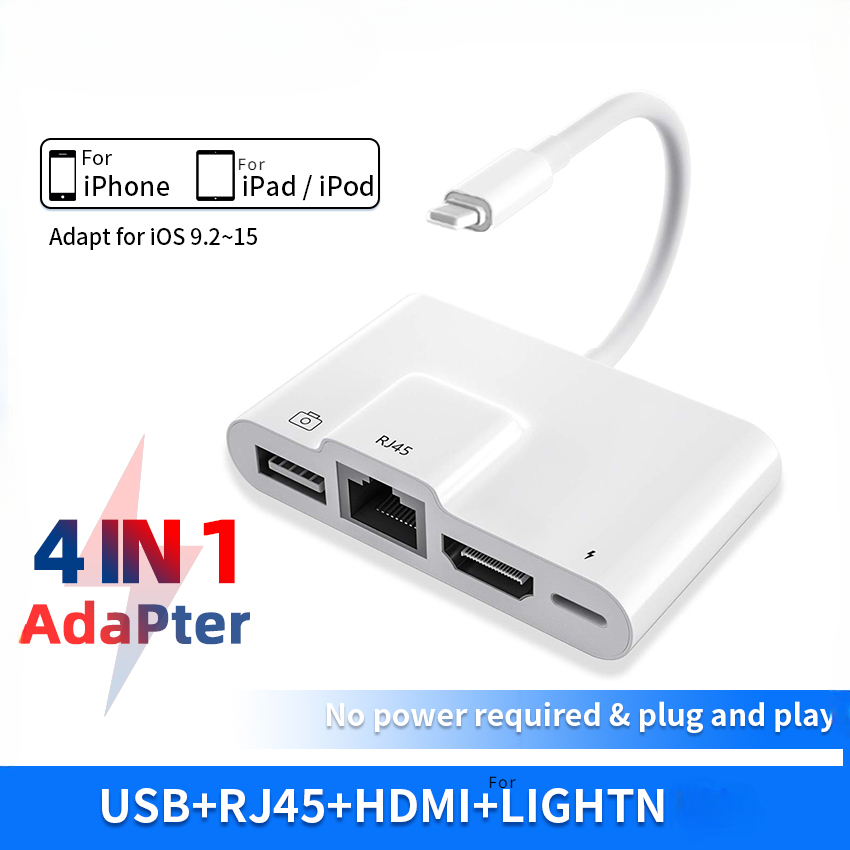 For Lightning to RJ45 Ethernet - Smart Home Hub 2 ulasan dan harga